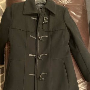 Black Banana Republic wool coat medium